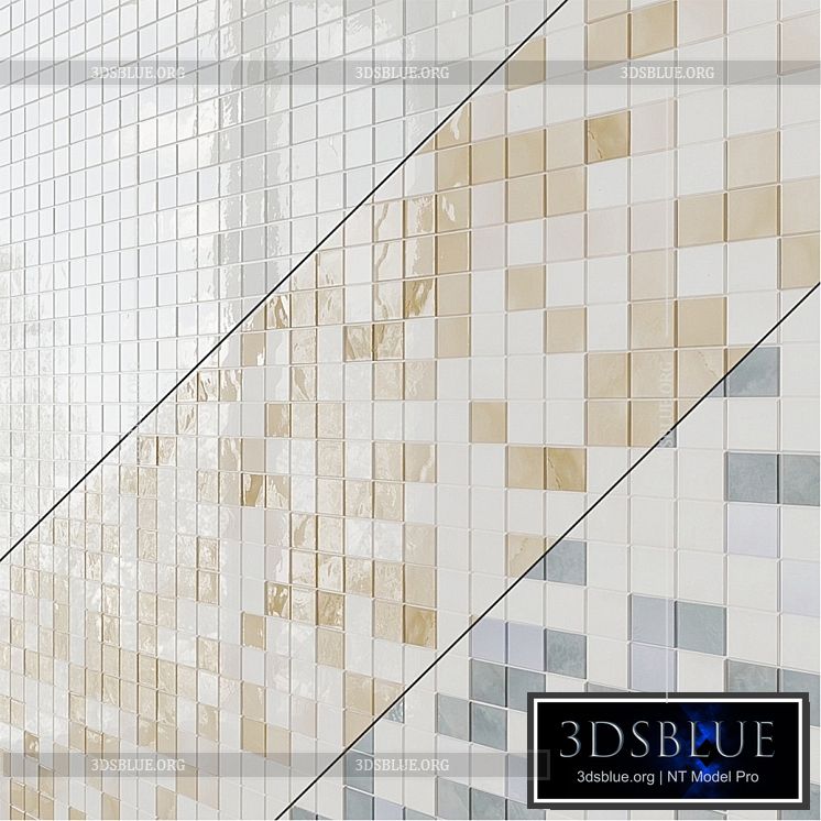 Mosaic Kerama Marazzi Stelline Tiles 3DS Max - thumbnail 3