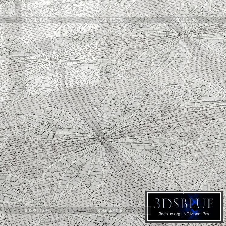 Mosaic Sicis SiciStone Classic Gray CG 10 3DS Max - thumbnail 3