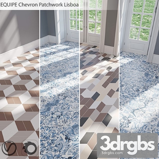 Negro Tile 2 3dsmax Download - thumbnail 1