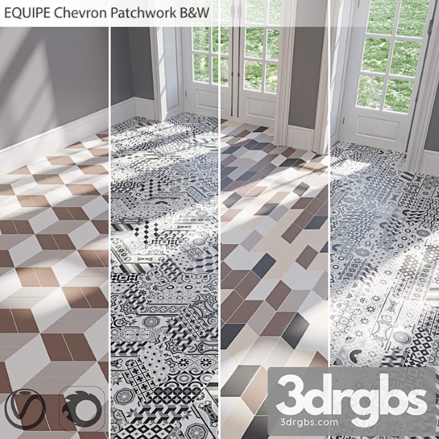 Negro Tile 3dsmax Download - thumbnail 1