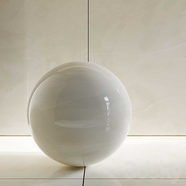 Onyx porcelain stoneware Onice Ghiaccio 3DS Max Model - thumbnail 2