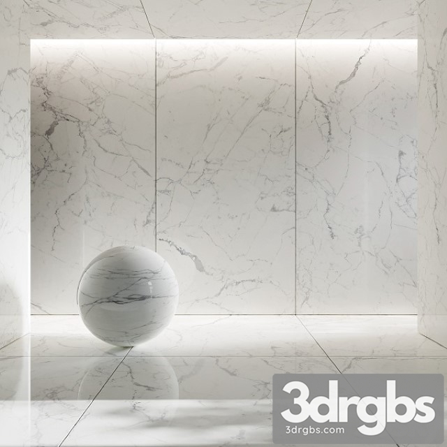 Origines Blanc Porcelain Tiles 3dsmax Download - thumbnail 1