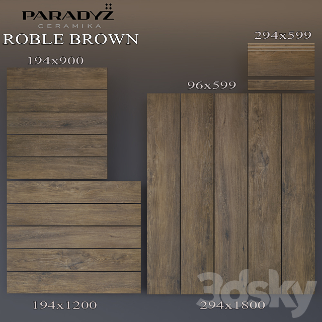 Paradyz Roble Brown 3DSMax File - thumbnail 1