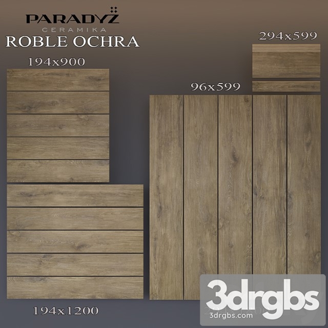 Paradyz roble ochra 3dsmax Download - thumbnail 1