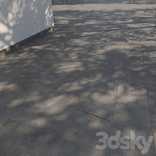 Paving slabs 600×300 mm 3DSMax File - thumbnail 4