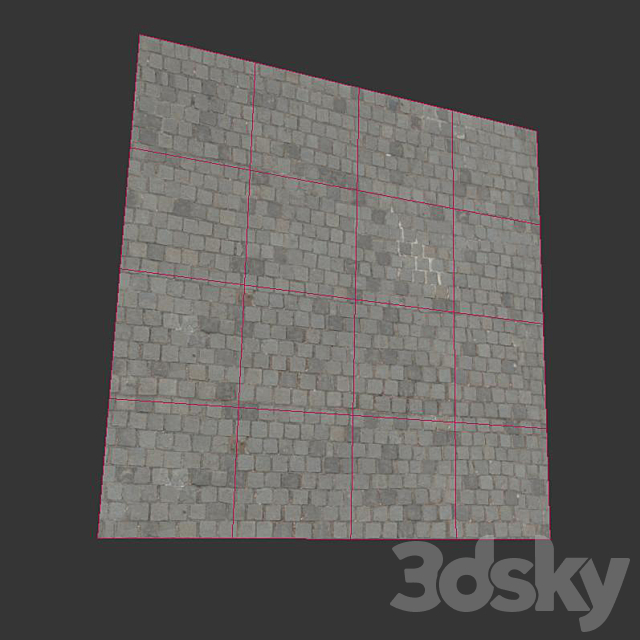 Paving slabs_11 3DS Max Model - thumbnail 4