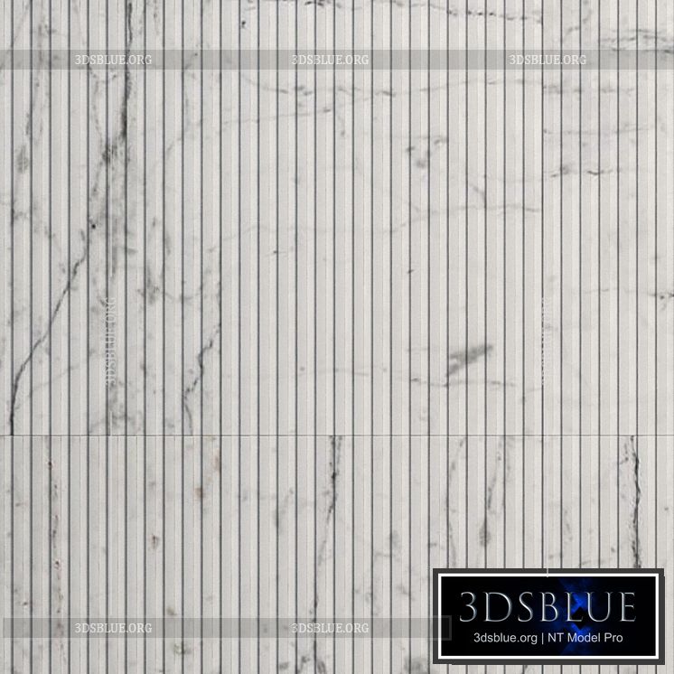 Plisse Marble Tiles 3DS Max - thumbnail 3