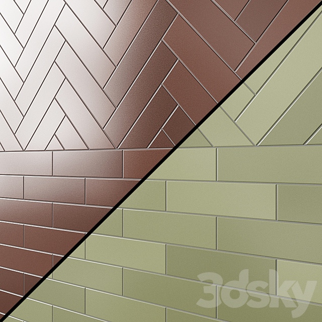 porcelain stoneware EQUIPE Kromatika _ EKIPE Chromatic 3DS Max Model - thumbnail 2