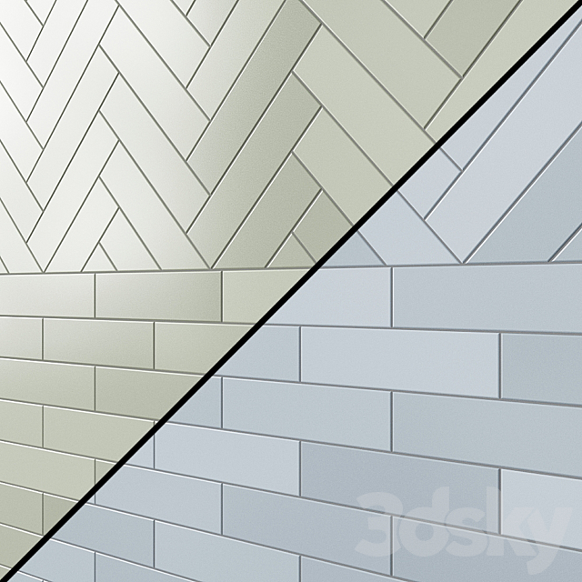 porcelain stoneware EQUIPE Kromatika _ EKIPE Chromatic 3DS Max Model - thumbnail 3