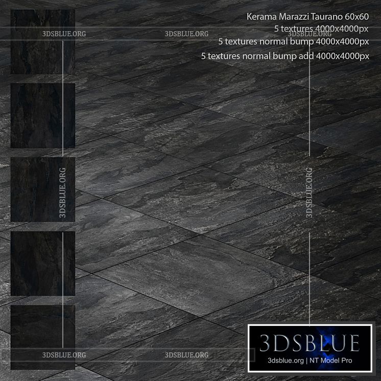 Porcelain stoneware Kerama Marazzi Taurano 3DS Max - thumbnail 3