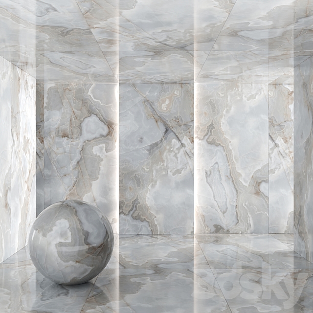 Porcelain stoneware Onyx SF.RDR.BL.GL 3ds Max - thumbnail 1