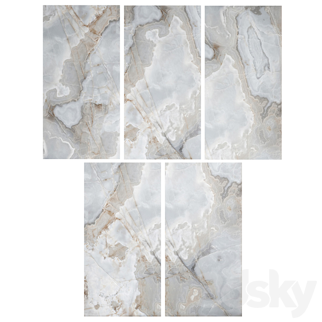 Porcelain stoneware Onyx SF.RDR.BL.GL 3ds Max - thumbnail 2