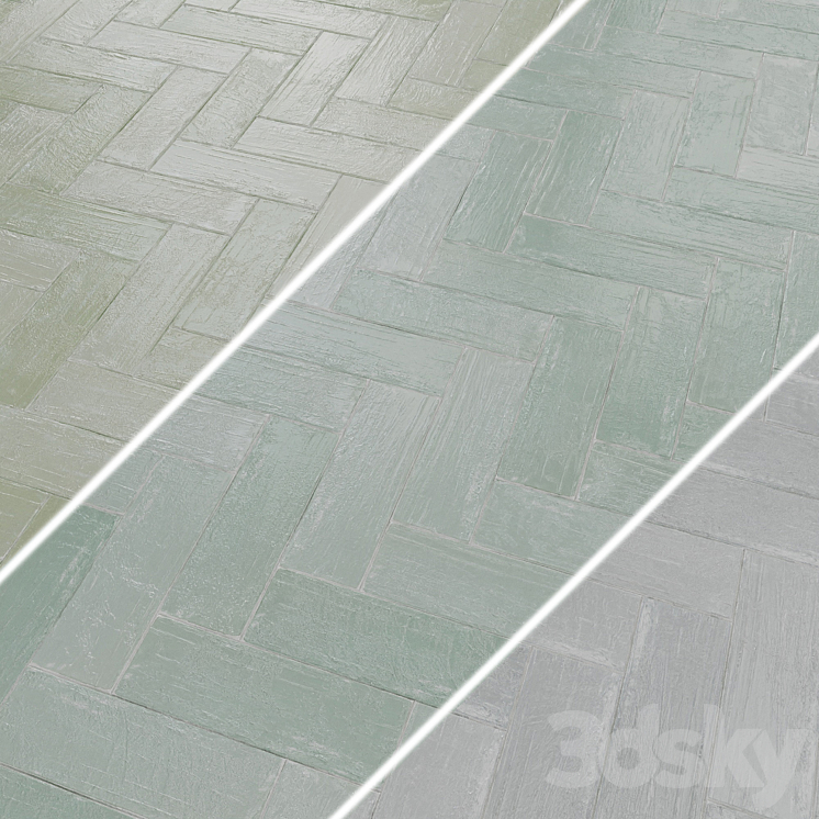 Porcelain stoneware tiles EQUIPE MALLORCA 6.5×20 3DS Max - thumbnail 2