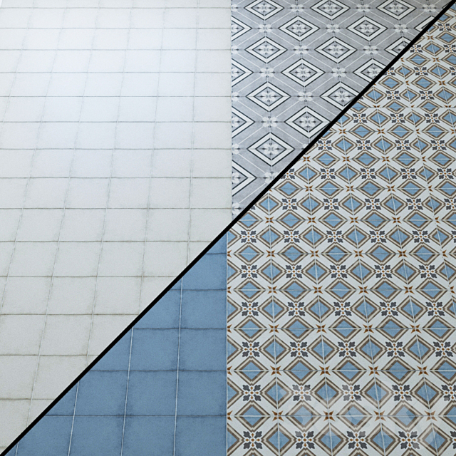 Porcelain tile collection EQUIPE ART NOUVEAU _ EKIPE AR NUVO 20×20 3DSMax File - thumbnail 2