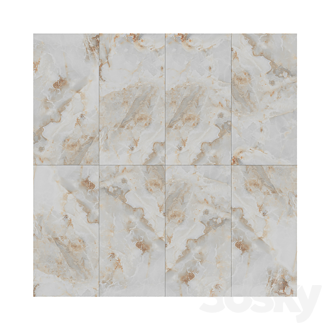 Porcelain tile Neodom Onix Pro Aurora Glossy CV20213 3DS Max Model - thumbnail 2