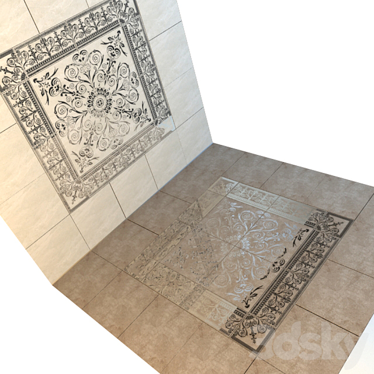 Porcelain tiles Cerdomus – Dynasty Collection 3DS Max - thumbnail 2