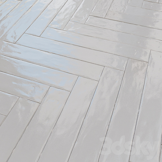 Porcelain tiles EQUIPE MANACOR 6.5×40 cm 3DS Max Model - thumbnail 5