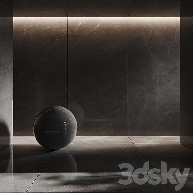 Porcelain tiles Laminam it i naturali pietre pietra gray 3ds Max - thumbnail 1