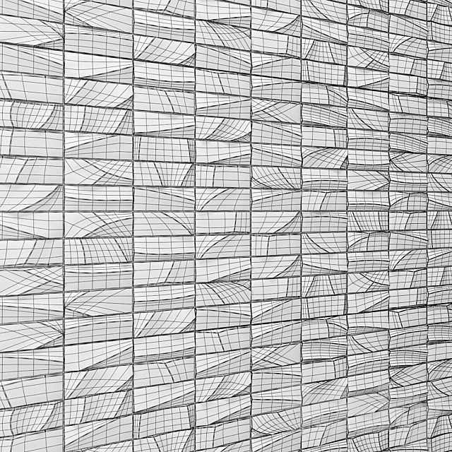 Porcelanosa Mosaico Berna 45X120 3DS Max Model - thumbnail 4