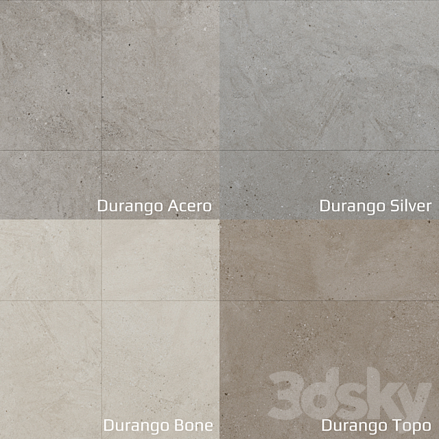 Porcelanosa Spiga Durango 59.6X150 3DS Max Model - thumbnail 2