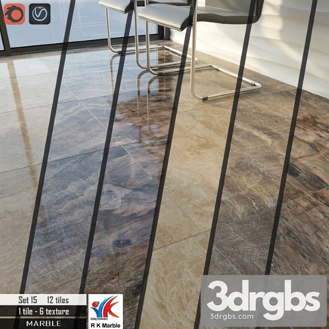 Rk marble set 15 3dsmax Download - thumbnail 1