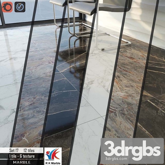 Rk marble set 17 3dsmax Download - thumbnail 1