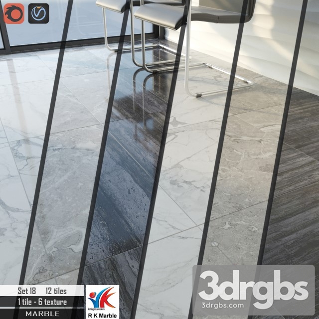 RK Marble Set 18 3dsmax Download - thumbnail 1