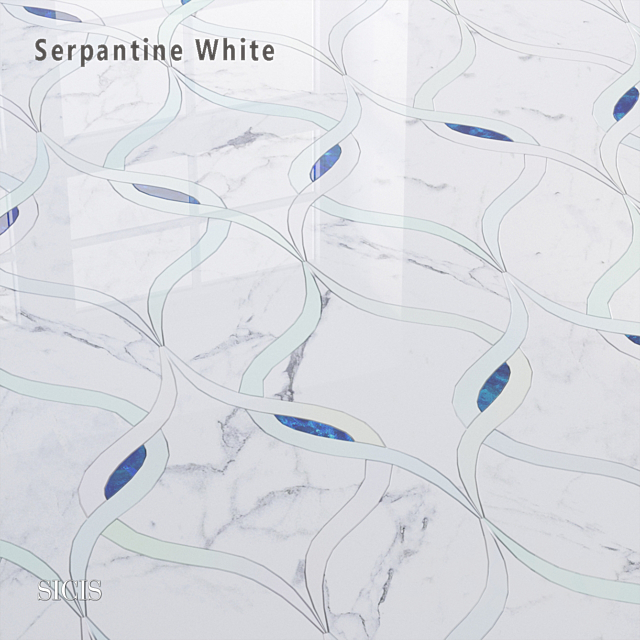 Sicis SiciStone Serpantine white 3ds Max - thumbnail 1