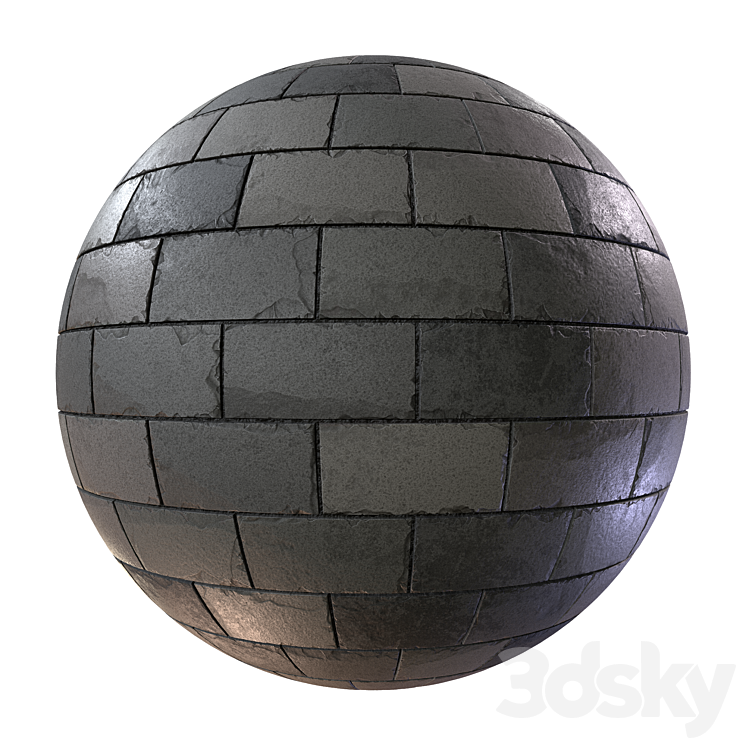 stone wall material 3DS Max - thumbnail 1