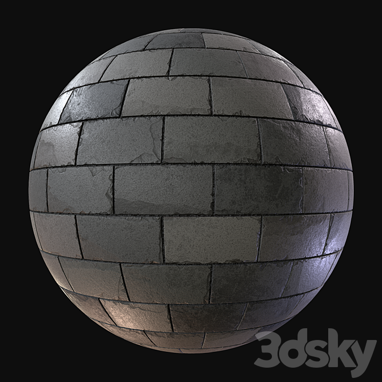 stone wall material 3DS Max - thumbnail 2