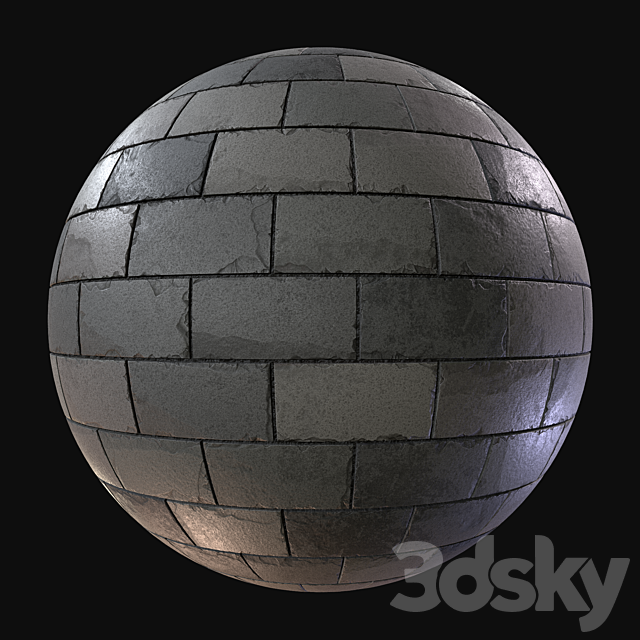 stone wall material 3DSMax File - thumbnail 2