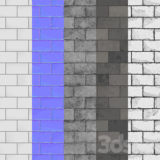 stone wall material 3DSMax File - thumbnail 5