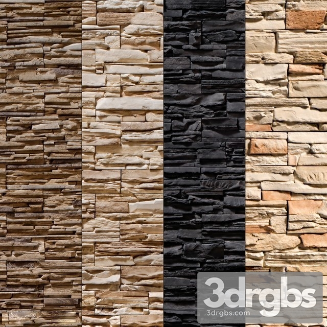 Stone Walls 8 3dsmax Download - thumbnail 1