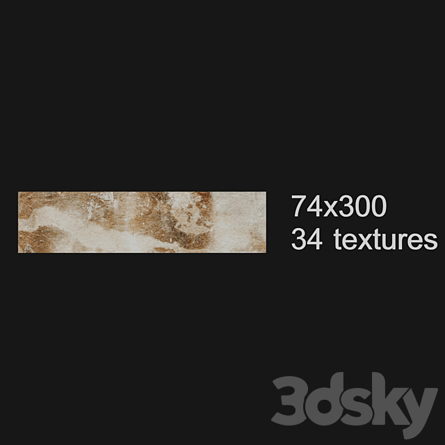 Tile Cerrad Piatto terra 3ds Max - thumbnail 2