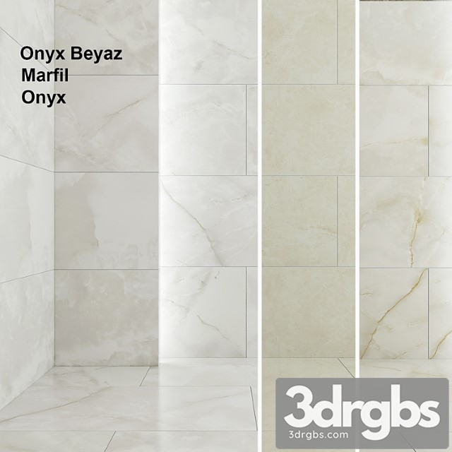 Tile kale marfil onyx beyaz 3dsmax Download - thumbnail 1