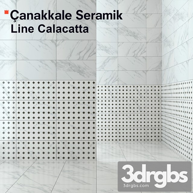 Tile line calacatta 3dsmax Download - thumbnail 1