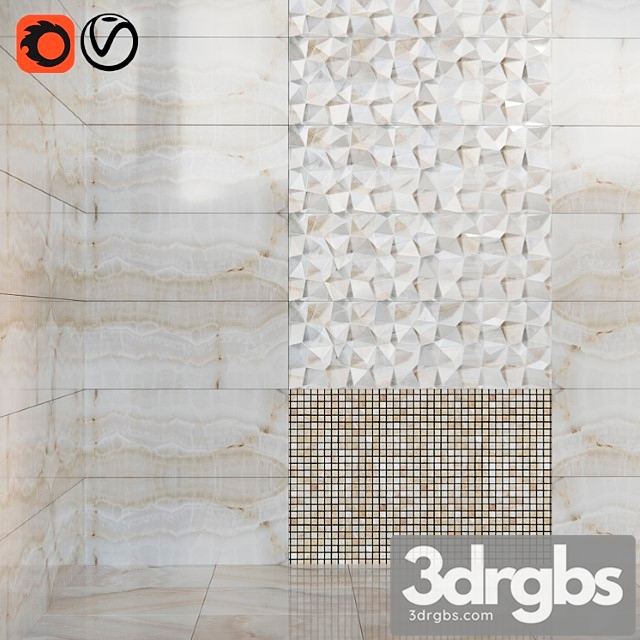 Tile saloni vary dorex iris 40×120 3dsmax Download - thumbnail 1