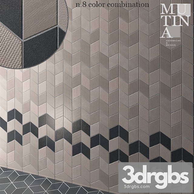 Tile TEX by Mutina Set 04 3dsmax Download - thumbnail 1