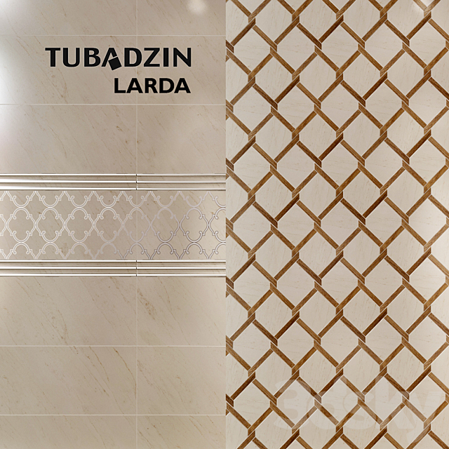 Tile Tubadzin Larda 3DSMax File - thumbnail 1