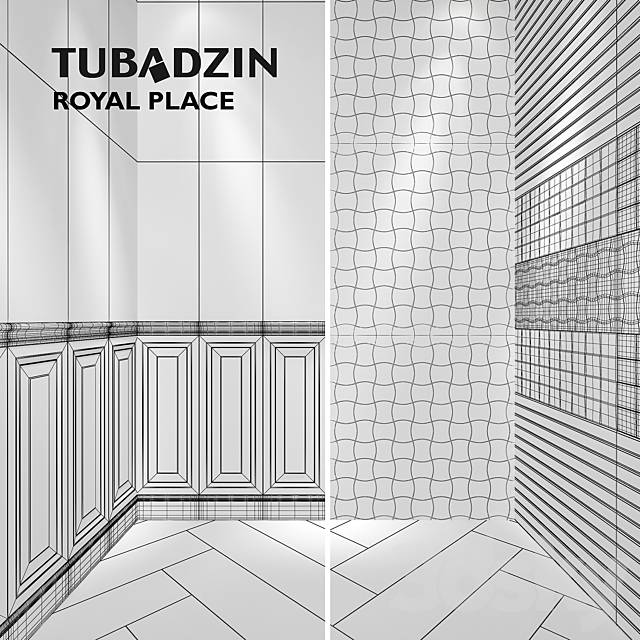 Tile Tubadzin Royal Place 3DSMax File - thumbnail 3