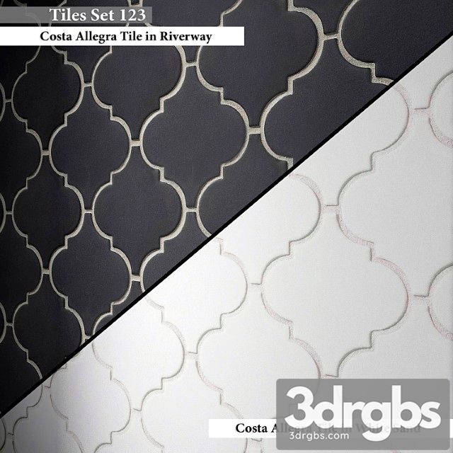 Tiles set 123 3dsmax Download - thumbnail 1