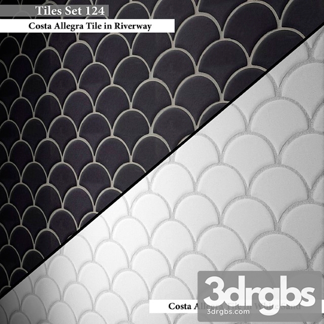 Tiles set 124 3dsmax Download - thumbnail 1