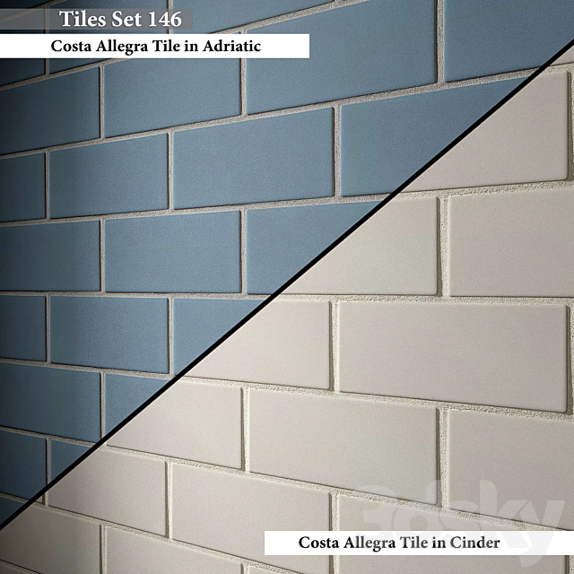 Tiles set 146 3DSMax File - thumbnail 1