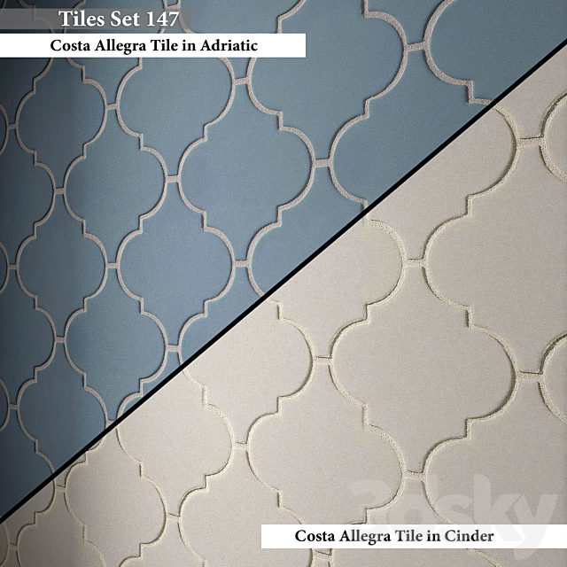 Tiles set 147 3DSMax File - thumbnail 1