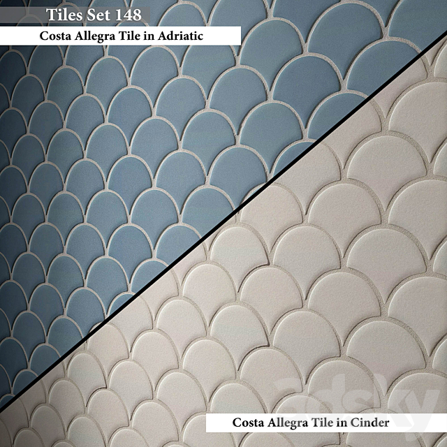 Tiles set 148 3DSMax File - thumbnail 1