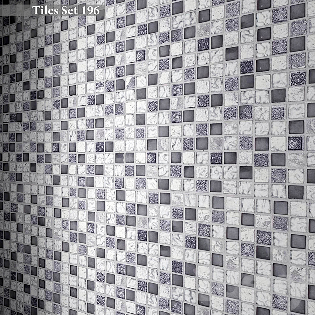 Tiles set 196 3DS Max Model - thumbnail 2