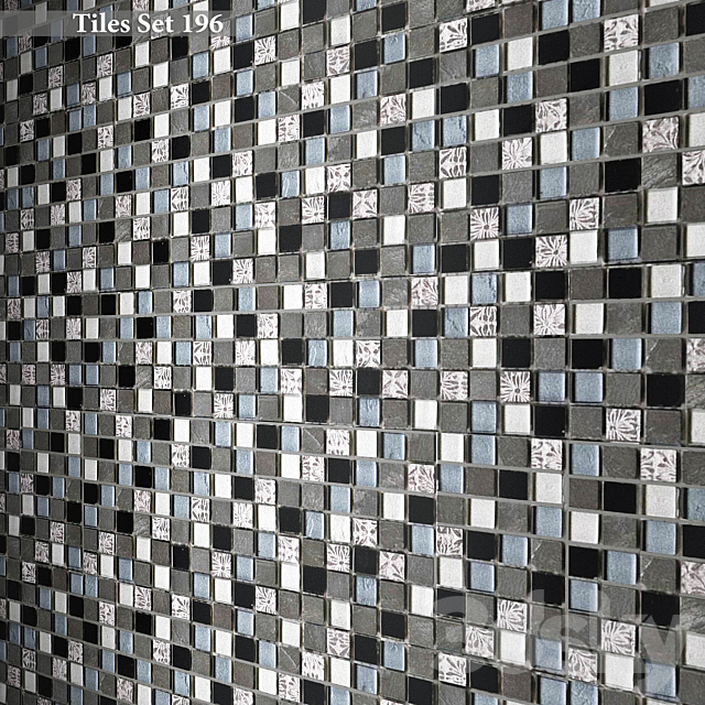 Tiles set 196 3DS Max Model - thumbnail 3