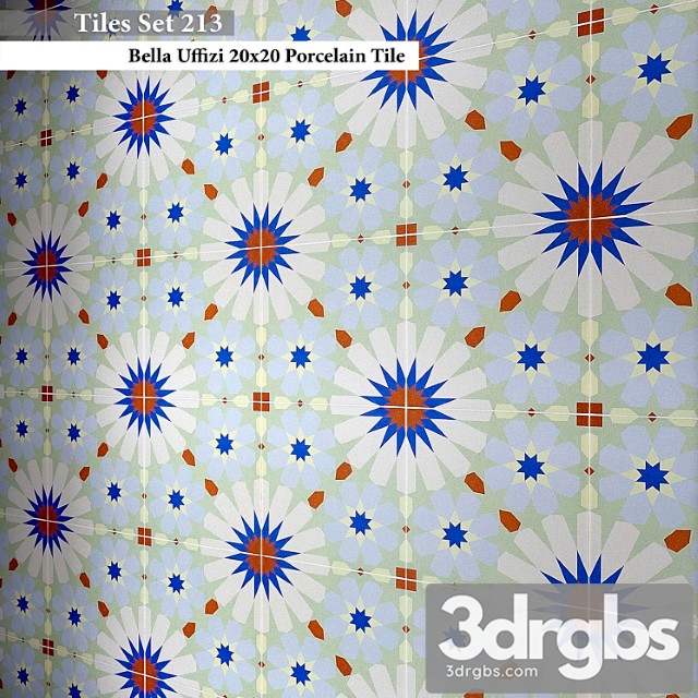 Tiles set 213 3dsmax Download - thumbnail 1