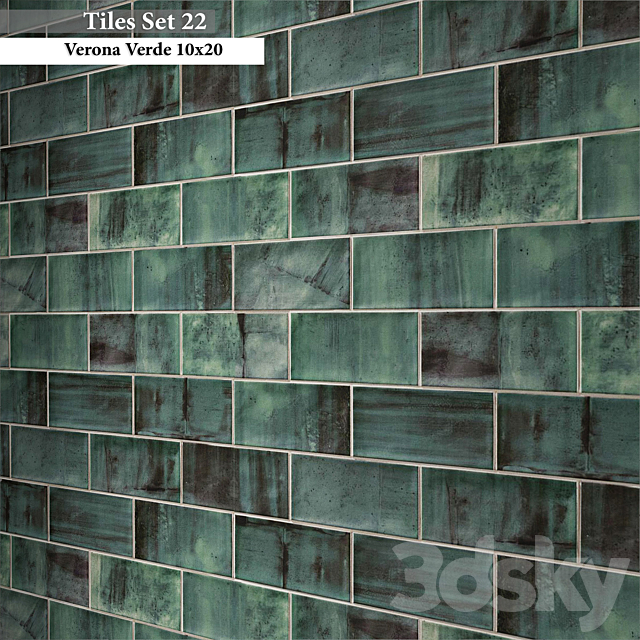 Tiles set 22 3DSMax File - thumbnail 1