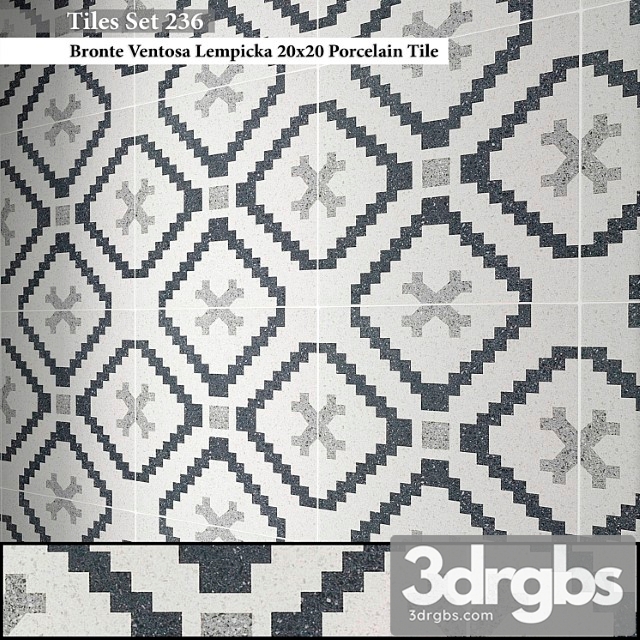 Tiles set 236 3dsmax Download - thumbnail 1